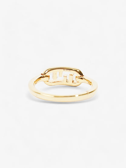 Fendi O'Lock FF Ring Gold Base Metal Medium (54mm)