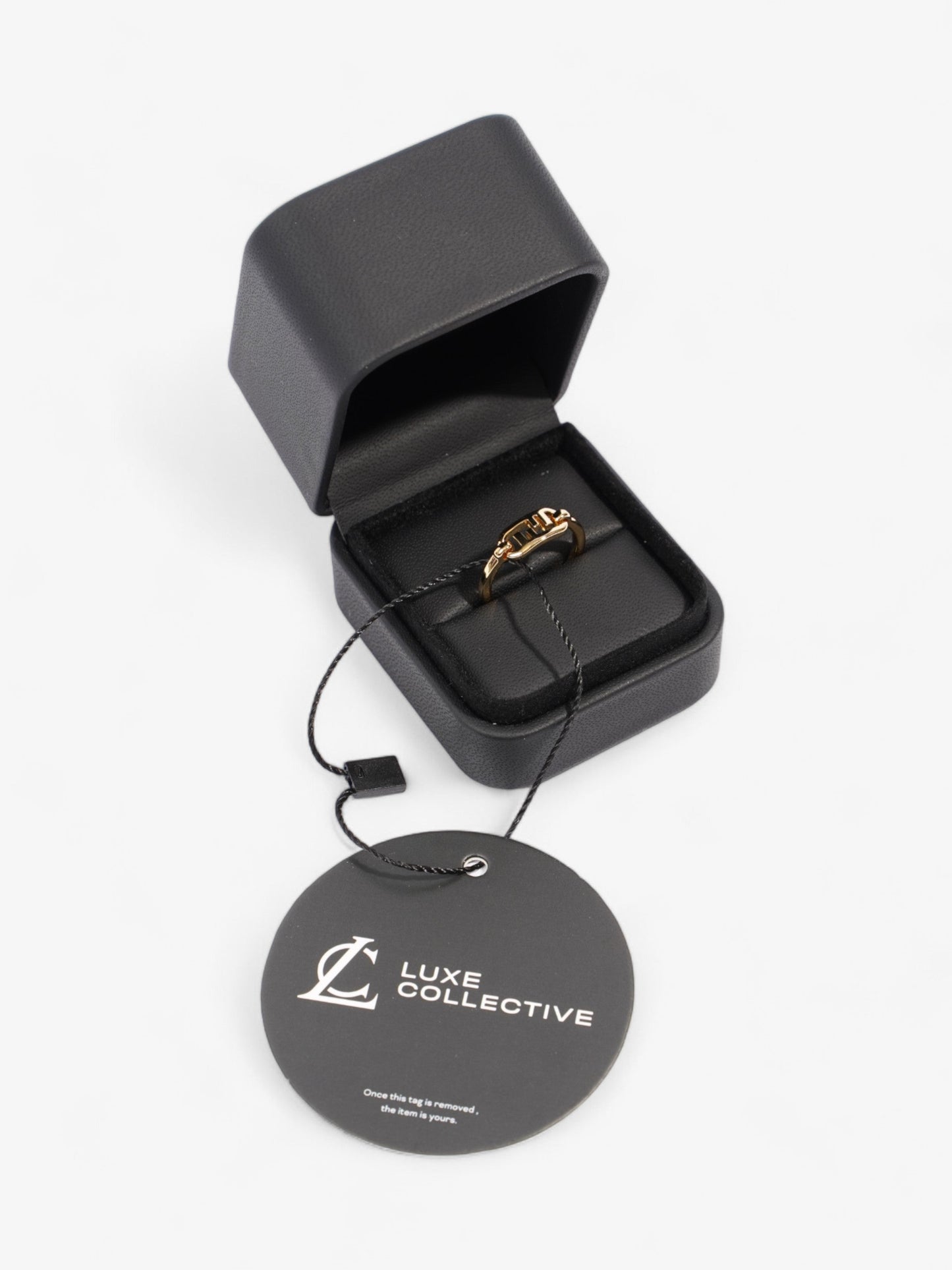 Fendi O'Lock FF Ring Gold Base Metal Medium (54mm)