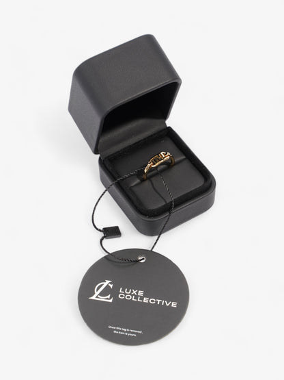 Fendi O'Lock FF Ring Gold Base Metal Medium (54mm)
