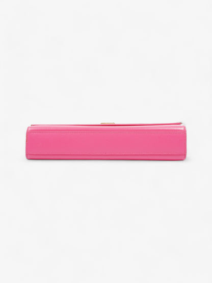 Saint Laurent Kate Neon Pink Grained Leather