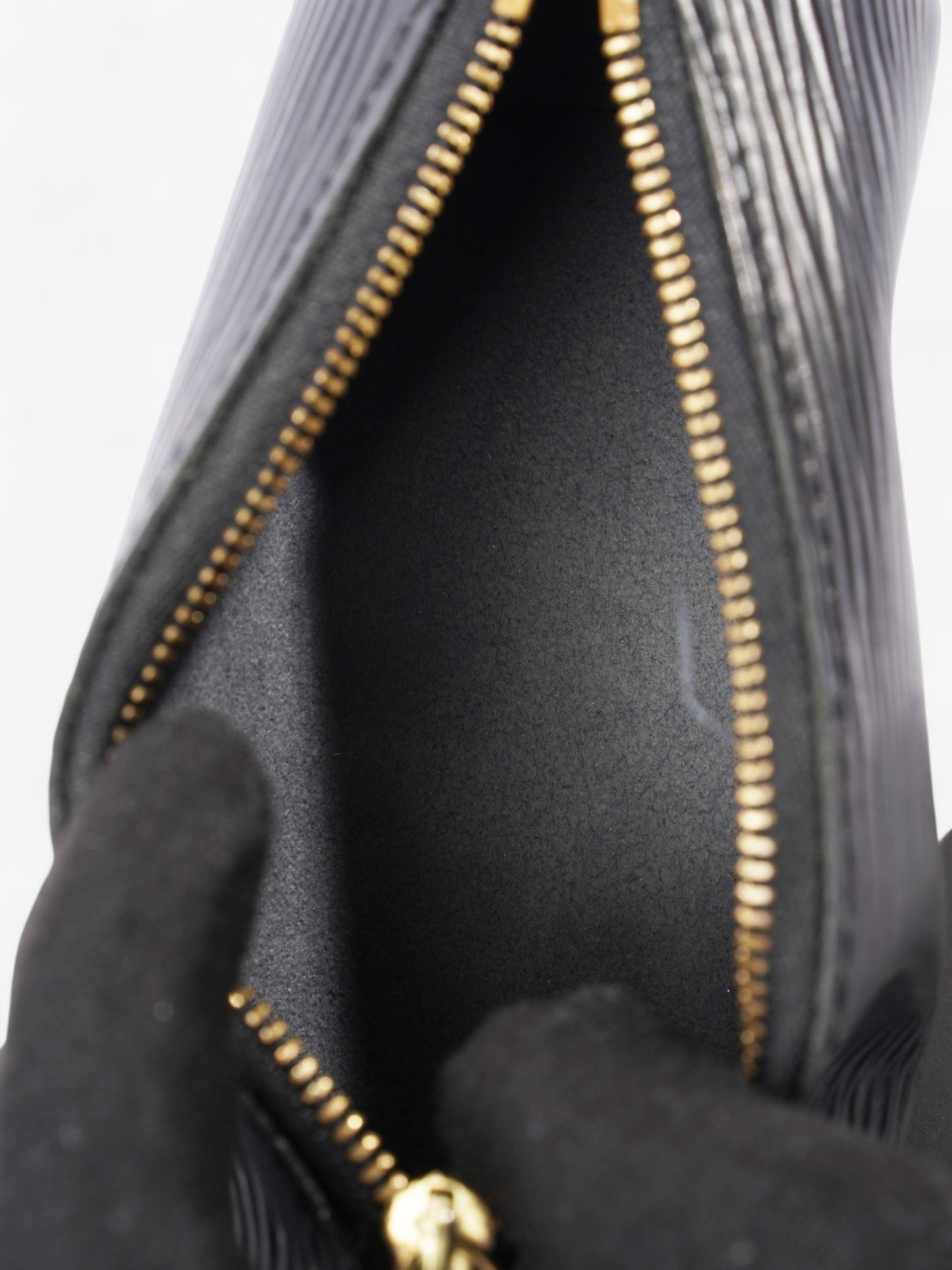 Louis Vuitton Soufflot  Black Epi Leather Mini