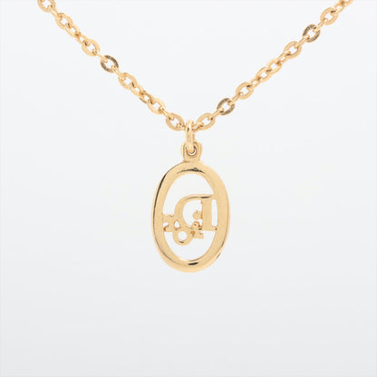 Christian Dior Logo Gold Necklace Costume Jewellery