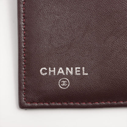 Chanel Black Lambskin Compact Wallet - Series 22