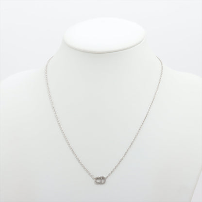 Dior Clair D Lune Silver Rhinestone Necklace Costume Jewellery