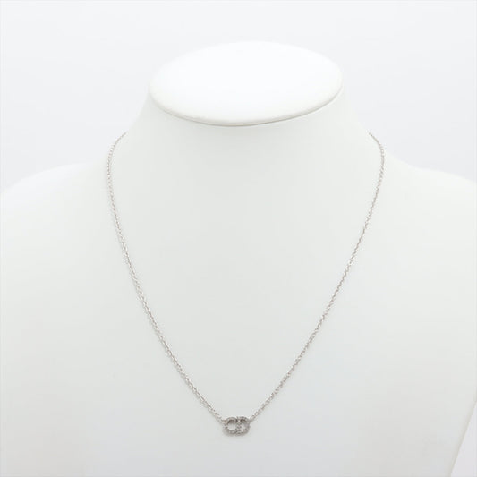 Dior Clair D Lune Silver Rhinestone Necklace Costume Jewellery
