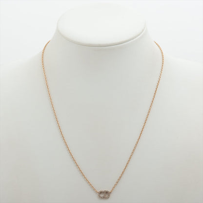 Christian Dior Clair D Lune CD Gold Rhinestone Necklace Costume Jewellery