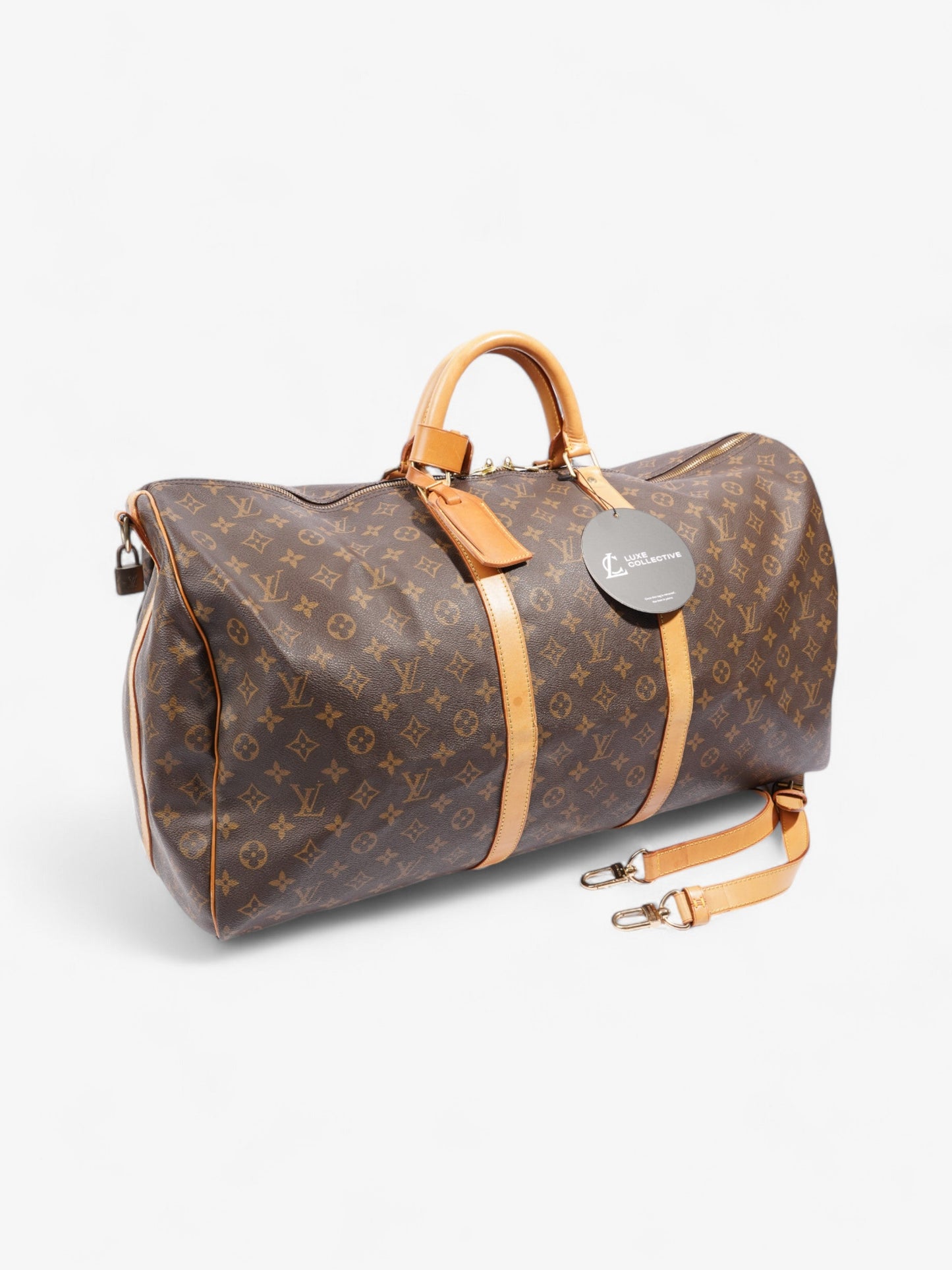 Louis Vuitton Keepall Bandouliere Monogram Coated Canvas 60