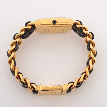 Chanel Premiere M Gold Black Watch