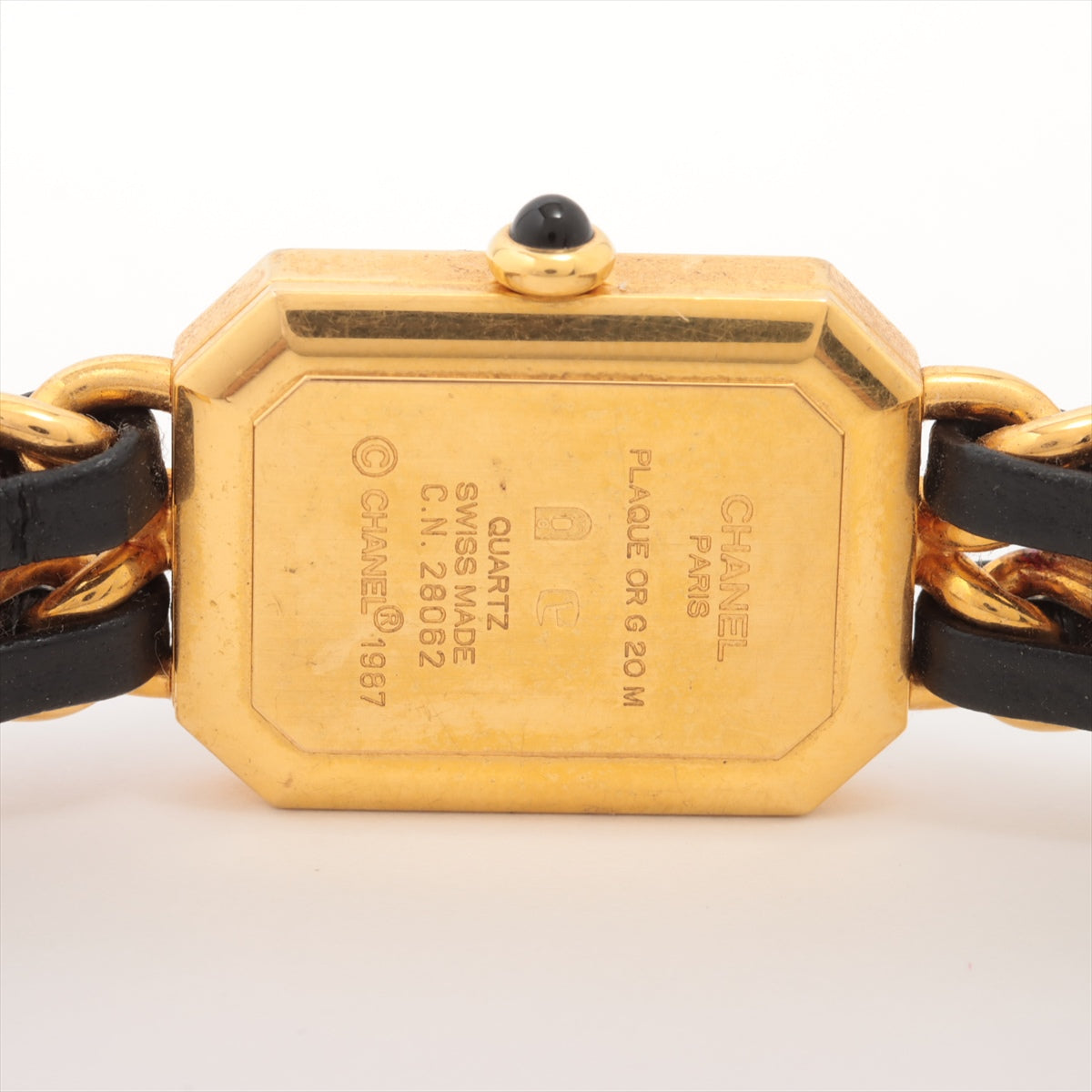 Chanel Premiere M Gold Black Watch