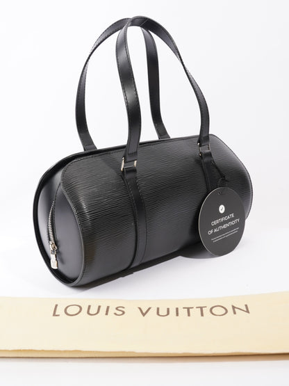 Louis Vuitton Soufflot Black Epi Leather