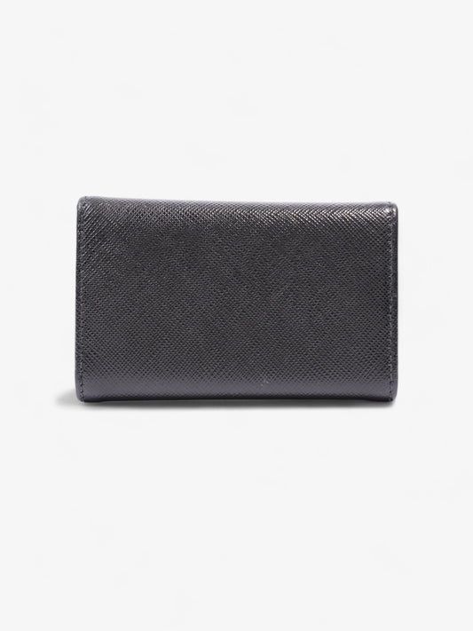 Prada Key Case Black Saffiano Leather