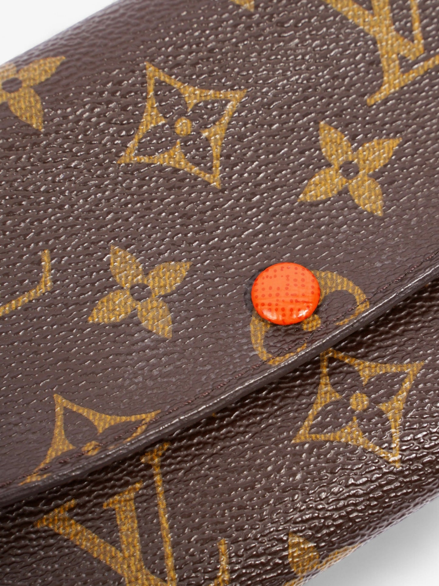 Louis Vuitton Emilie Wallet Monogram Coated Canvas