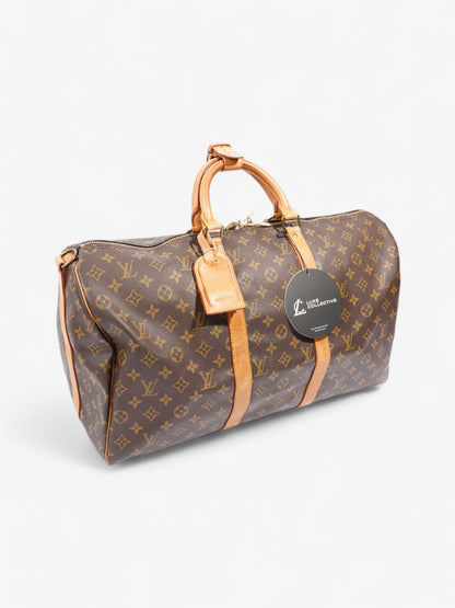 Louis Vuitton Keepall Bandouliere Monogram Coated Canvas 50