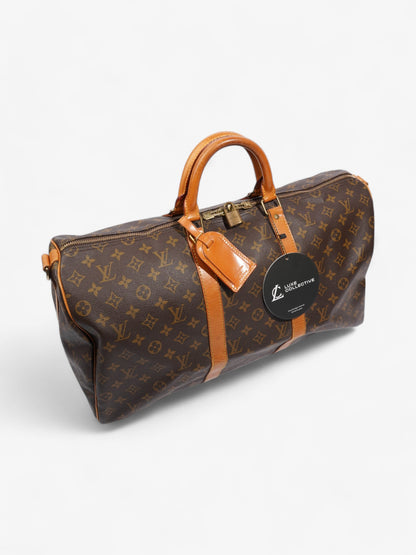 Louis Vuitton Keepall Bandouliere Monogram Coated Canvas 50