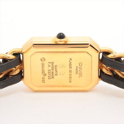 Chanel Premier Black/Gold Size L Watch