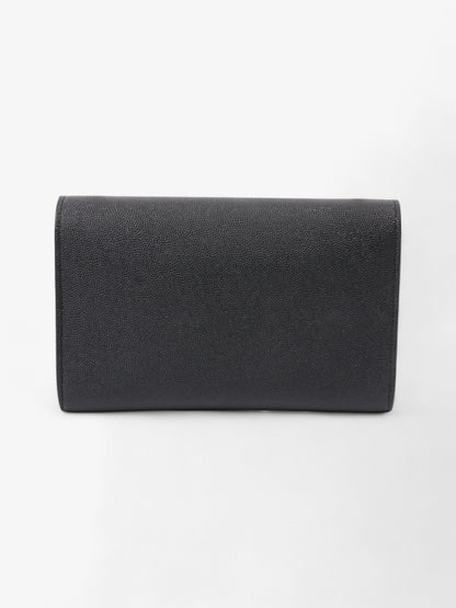 Saint Laurent Uptown Crossbody Black Grained Leather