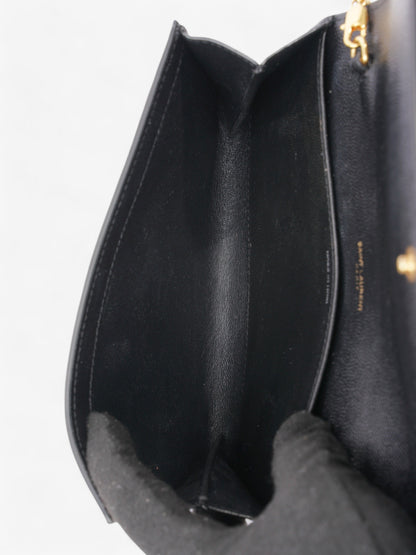 Saint Laurent Uptown Crossbody Black Grained Leather