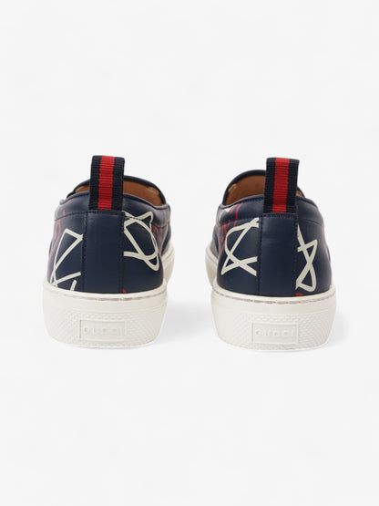 Gucci GG Star Sneakers Navy / Red / White Leather EU 38.5 UK 5.5
