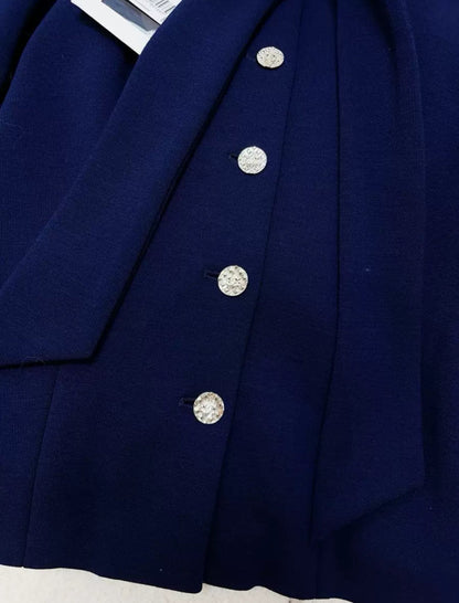 Chanel 22A Navy Blue Jacket