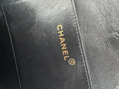 Chanel 1995 Vintage Barbie Black Heart Vanity Bag