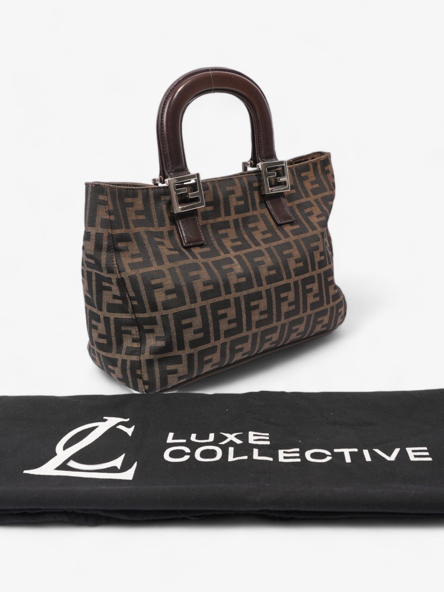 Fendi Zucca Tote Brown Canvas