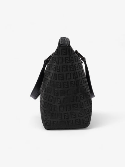Fendi Zucca Tote Black Canvas