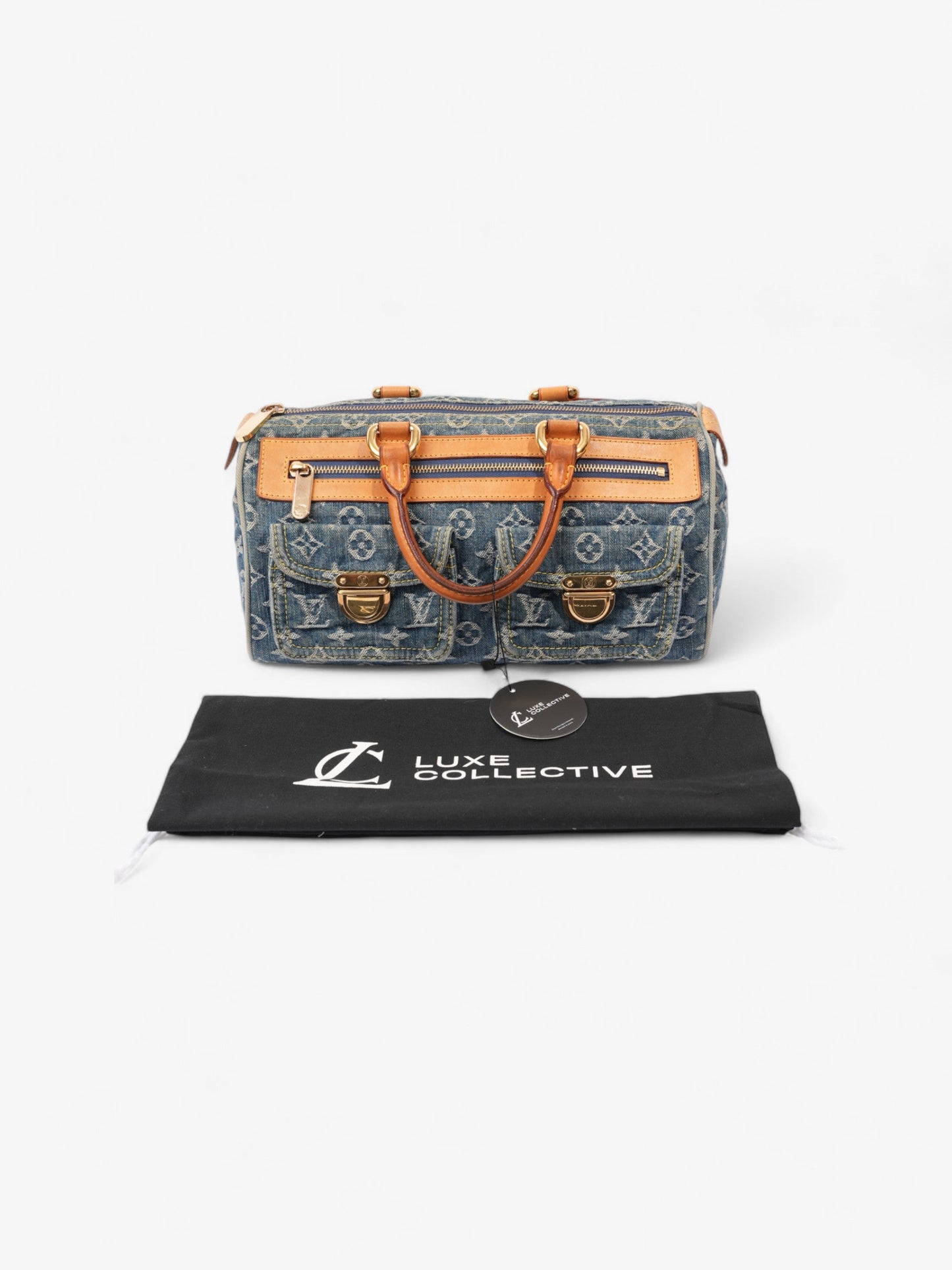 Louis Vuitton Neo Speedy Denim Monogram Denim 30