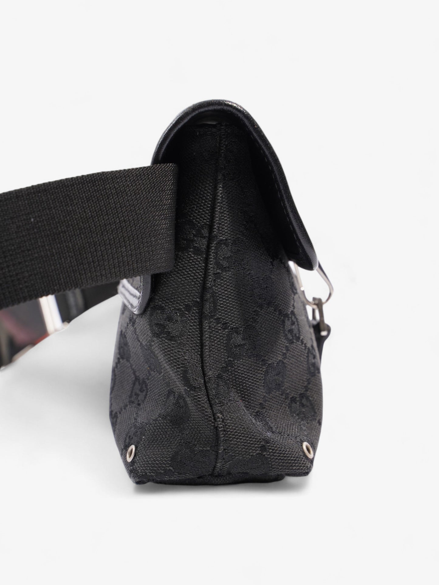Gucci GG Jackie Belt Bag Black Canvas