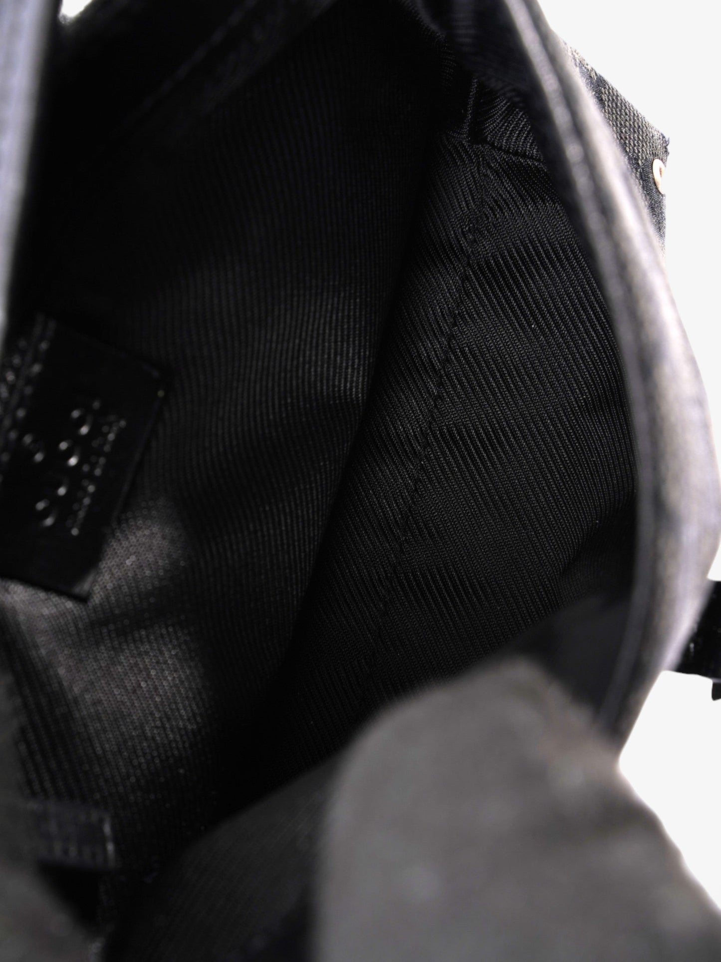 Gucci GG Jackie Belt Bag Black Canvas