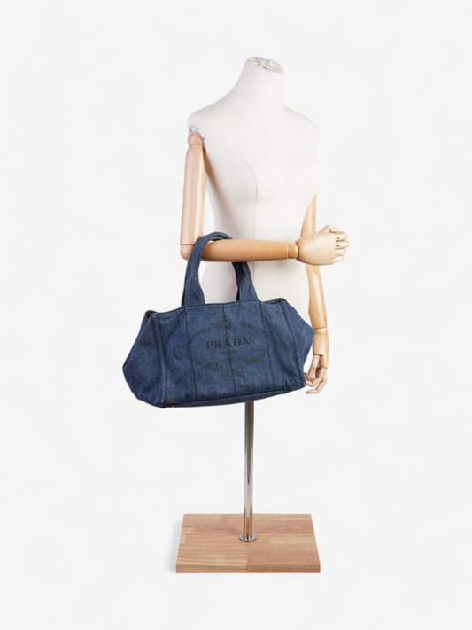 Prada Canapa Denim / Black Denim Medium