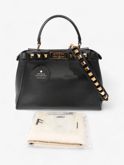 Fendi Peekaboo Black Leather Medium