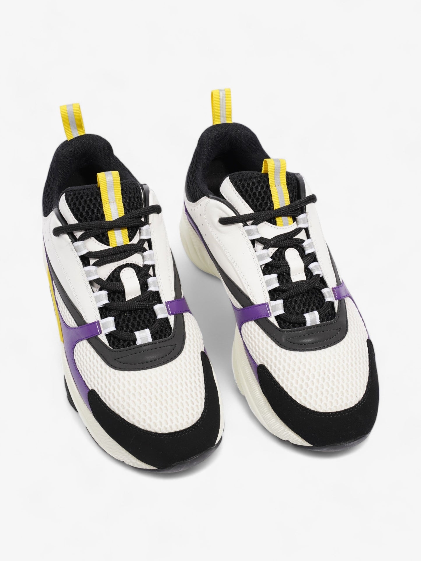 Christian Dior B22 White / Purple / Yellow Mesh EU 42 UK 8