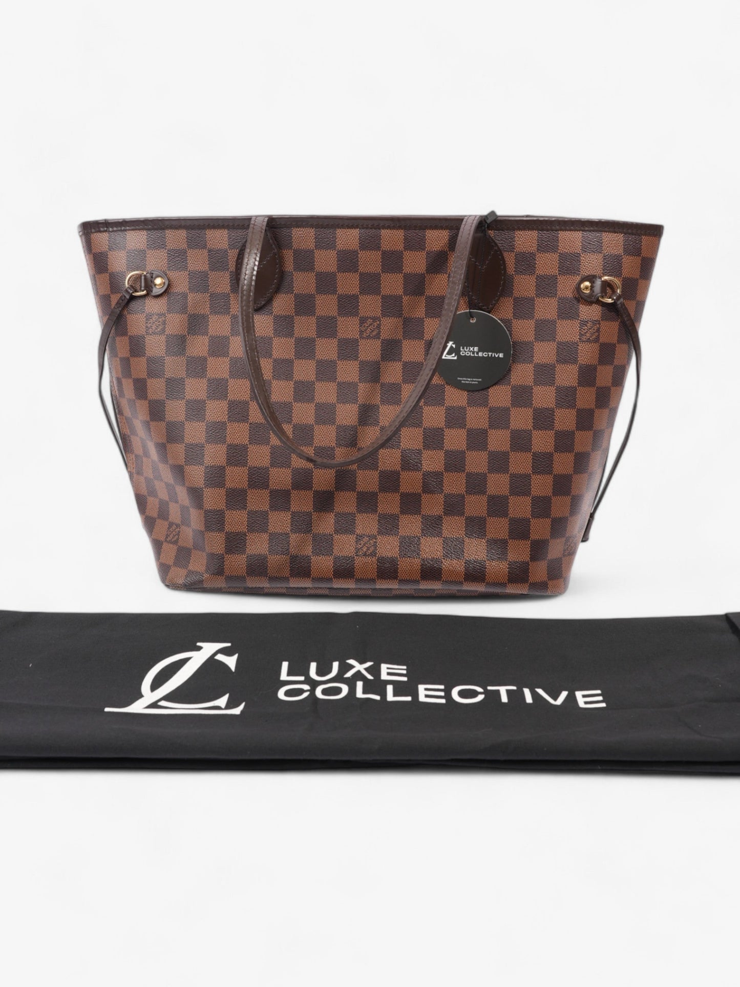 Louis Vuitton Neverfull Damier Ebene Coated Canvas MM