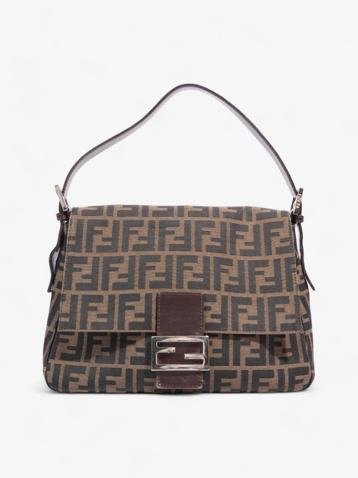 Fendi Mamma Baguette Tobacco / Brown Canvas