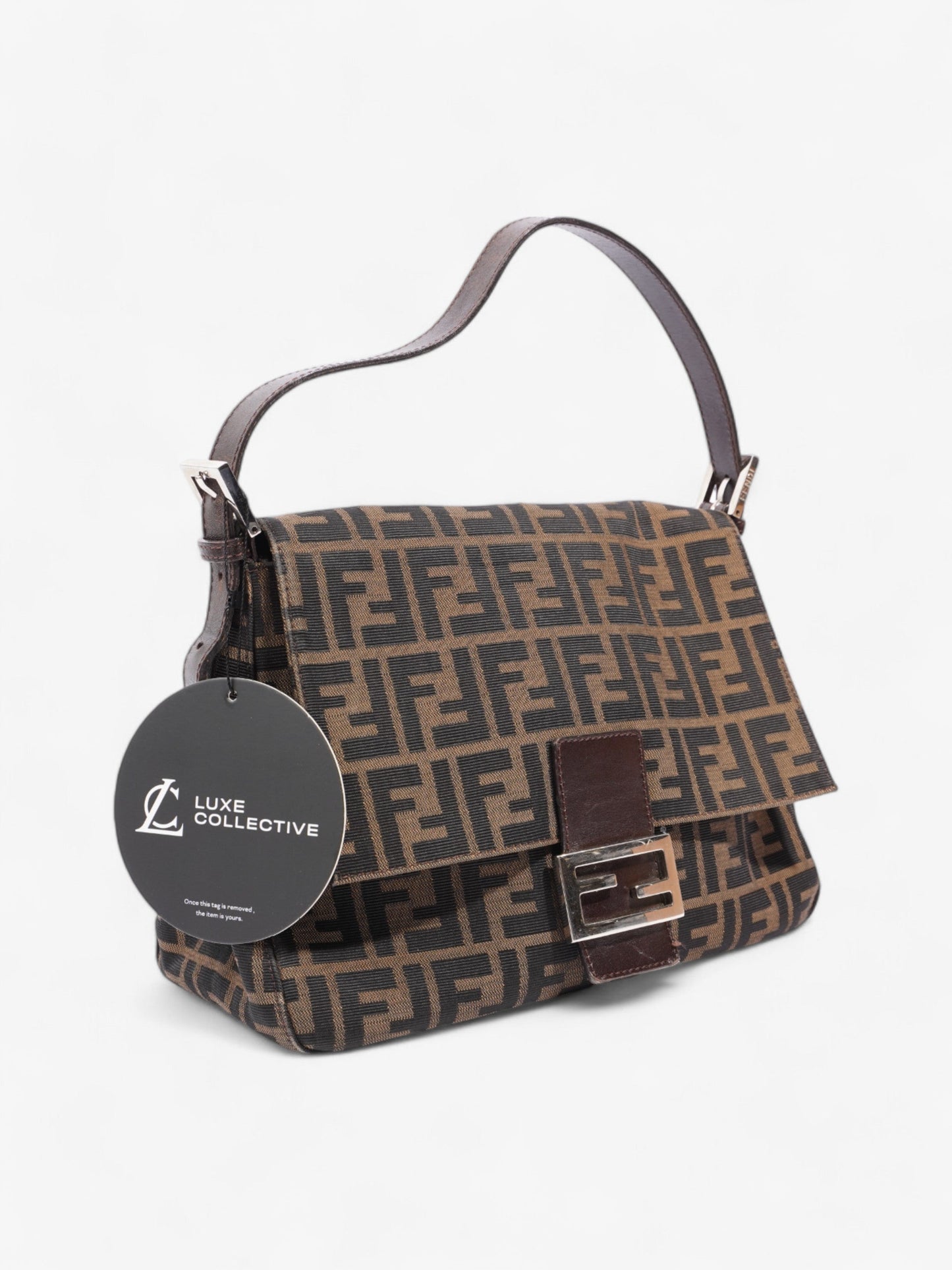 Fendi Mamma Baguette Tobacco / Brown Canvas
