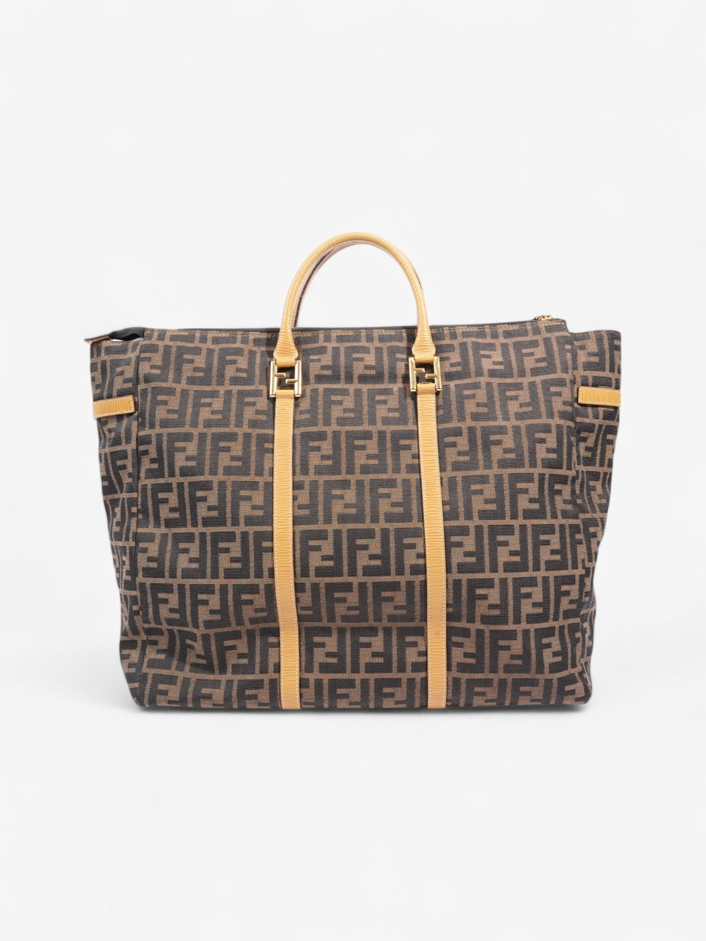 Fendi Zucca Weekender Tote Brown Canvas