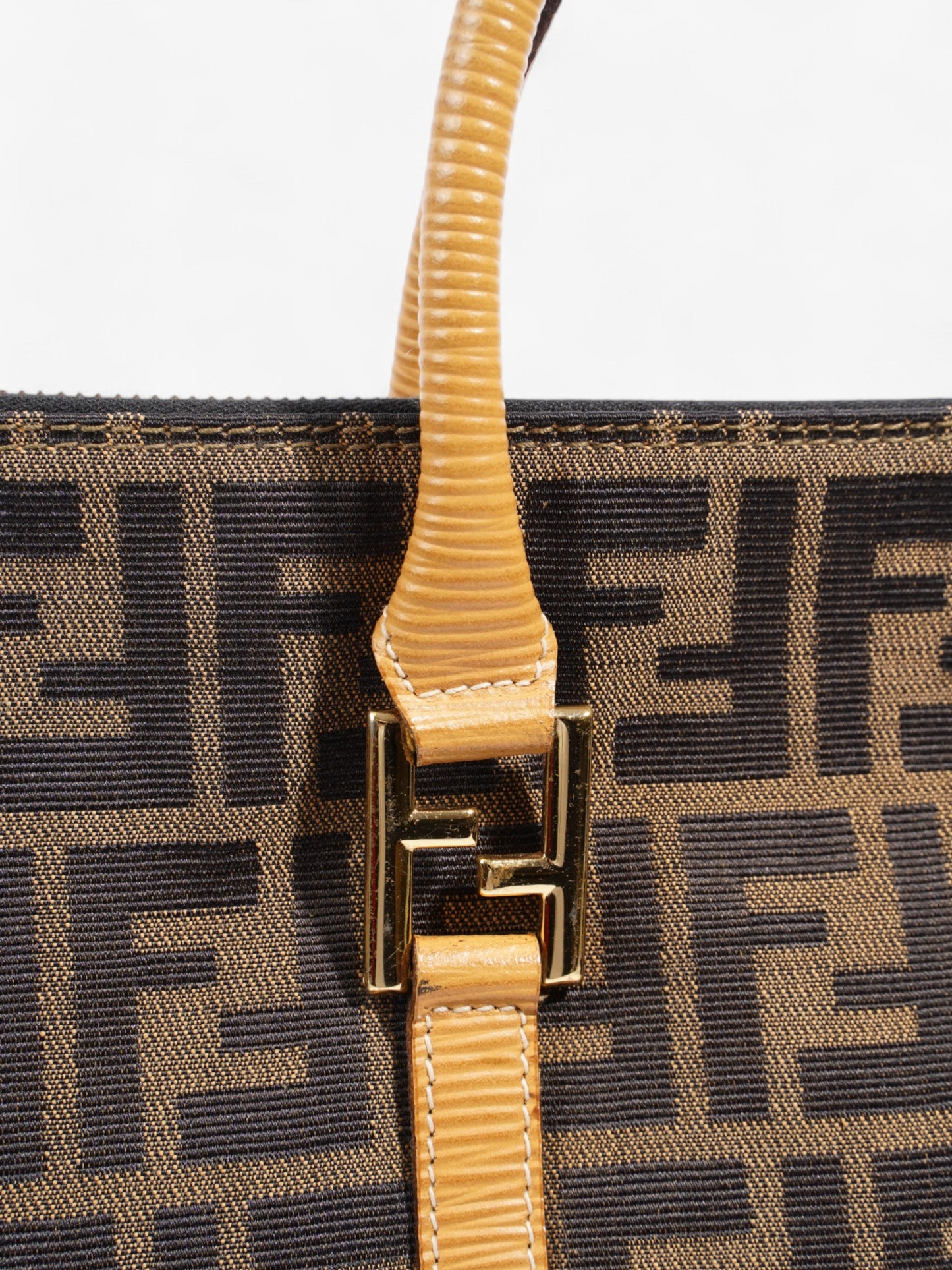 Fendi Zucca Weekender Tote Brown Canvas