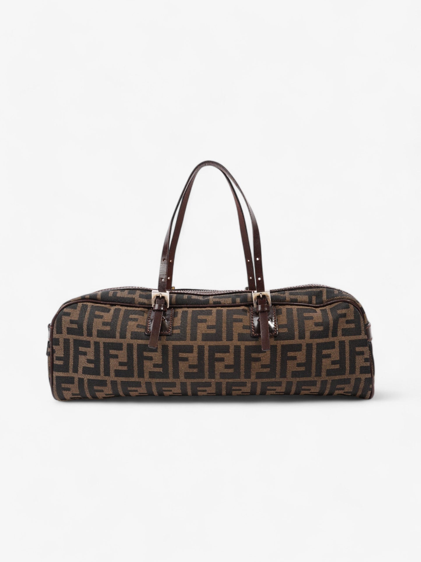 Fendi Zucca Shoulder Bag Brown / Tobacco Canvas