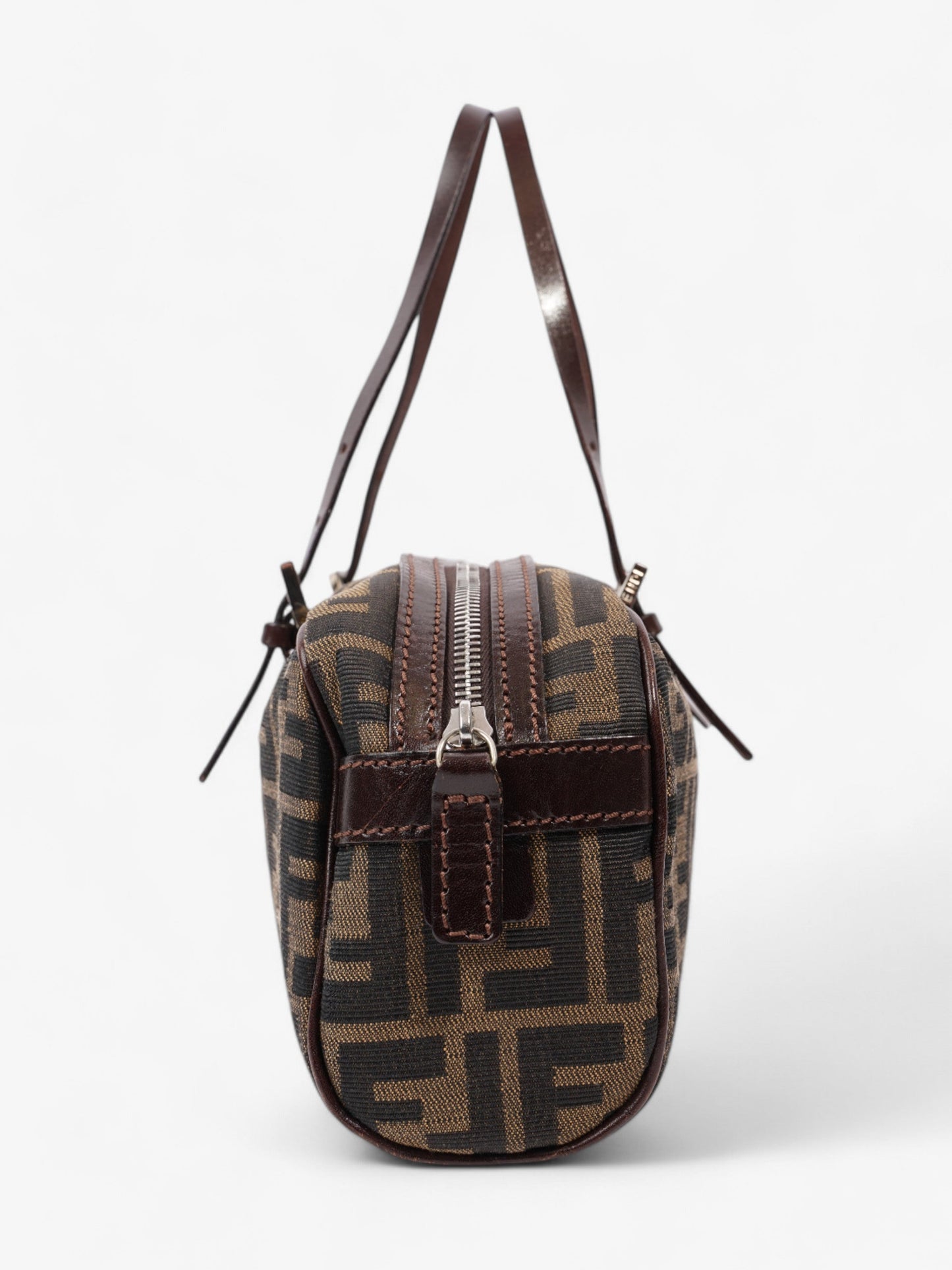 Fendi Zucca Shoulder Bag Brown / Tobacco Canvas
