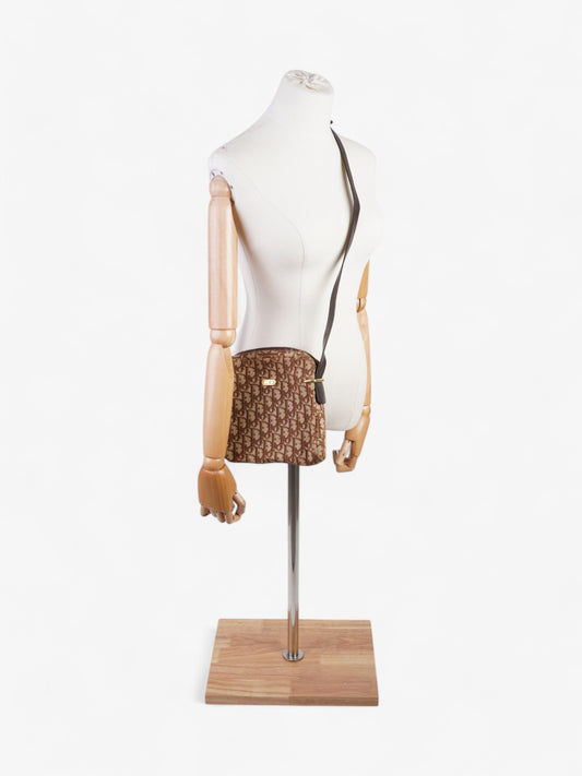 Christian Dior Vintage Trotter Brown Canvas