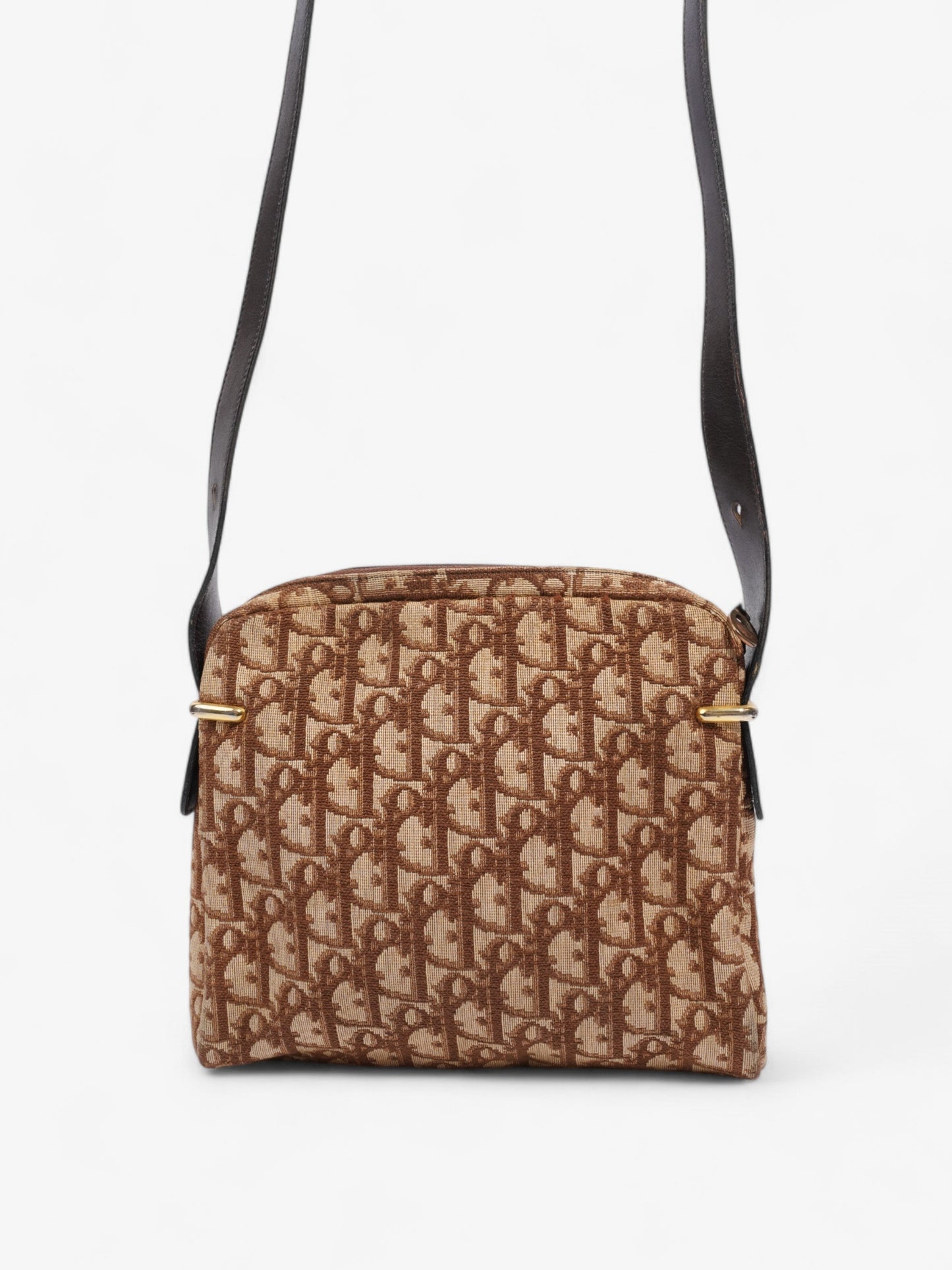 Christian Dior Vintage Trotter Brown Canvas