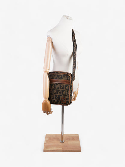 Fendi Messenger Bag Monogram Coated Canvas