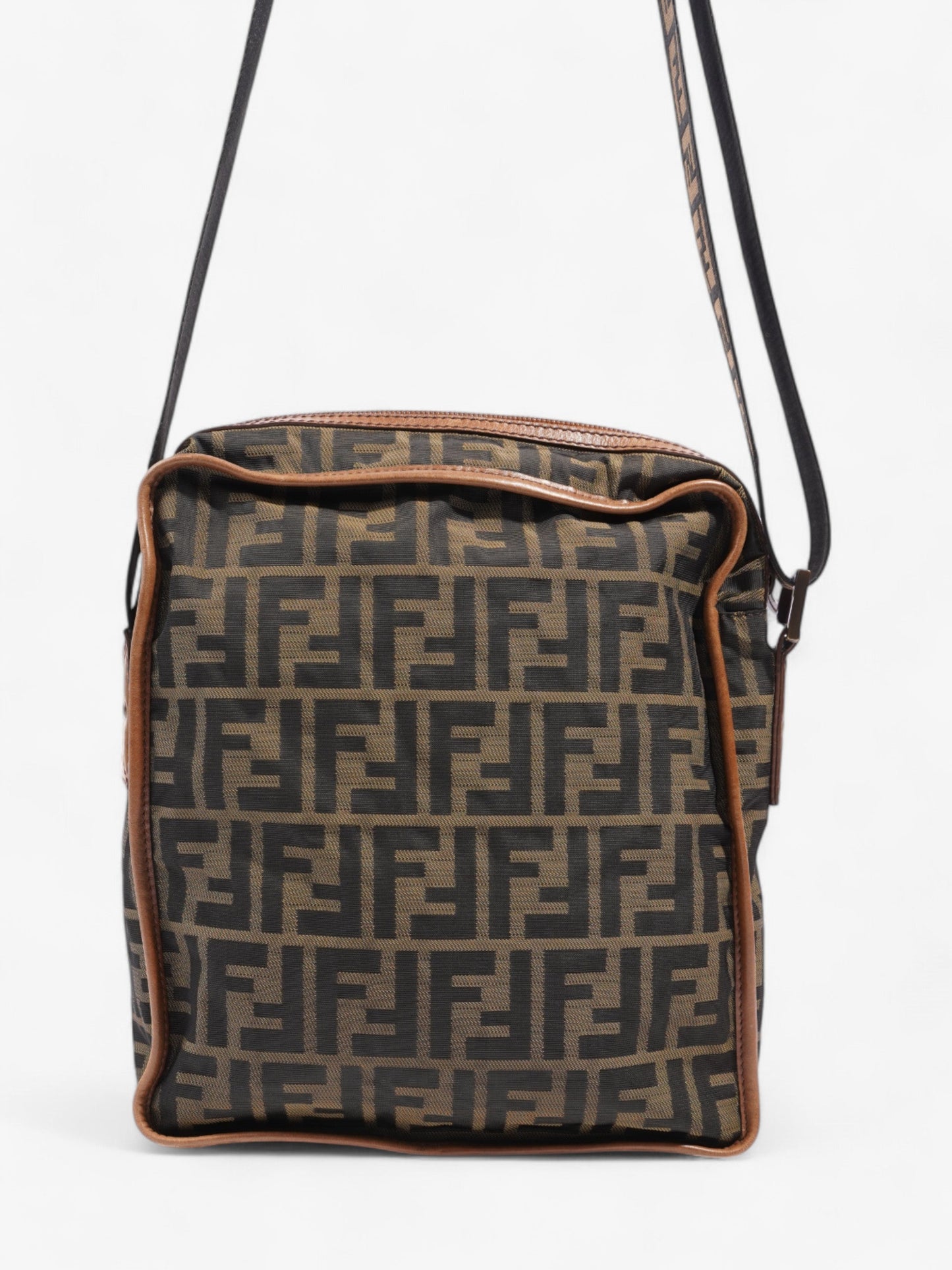 Fendi Messenger Bag Monogram Coated Canvas