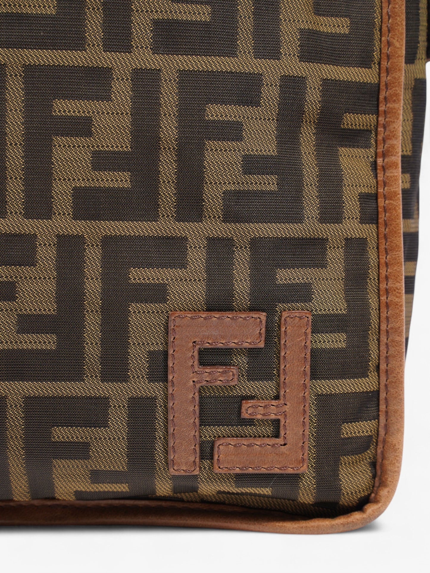 Fendi Messenger Bag Monogram Coated Canvas