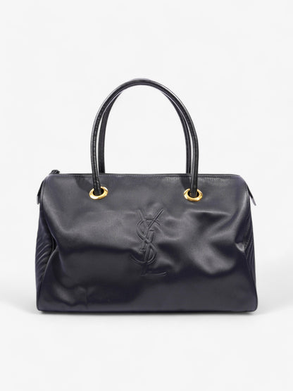 Saint Laurent Top Handle Bag Black Cloth