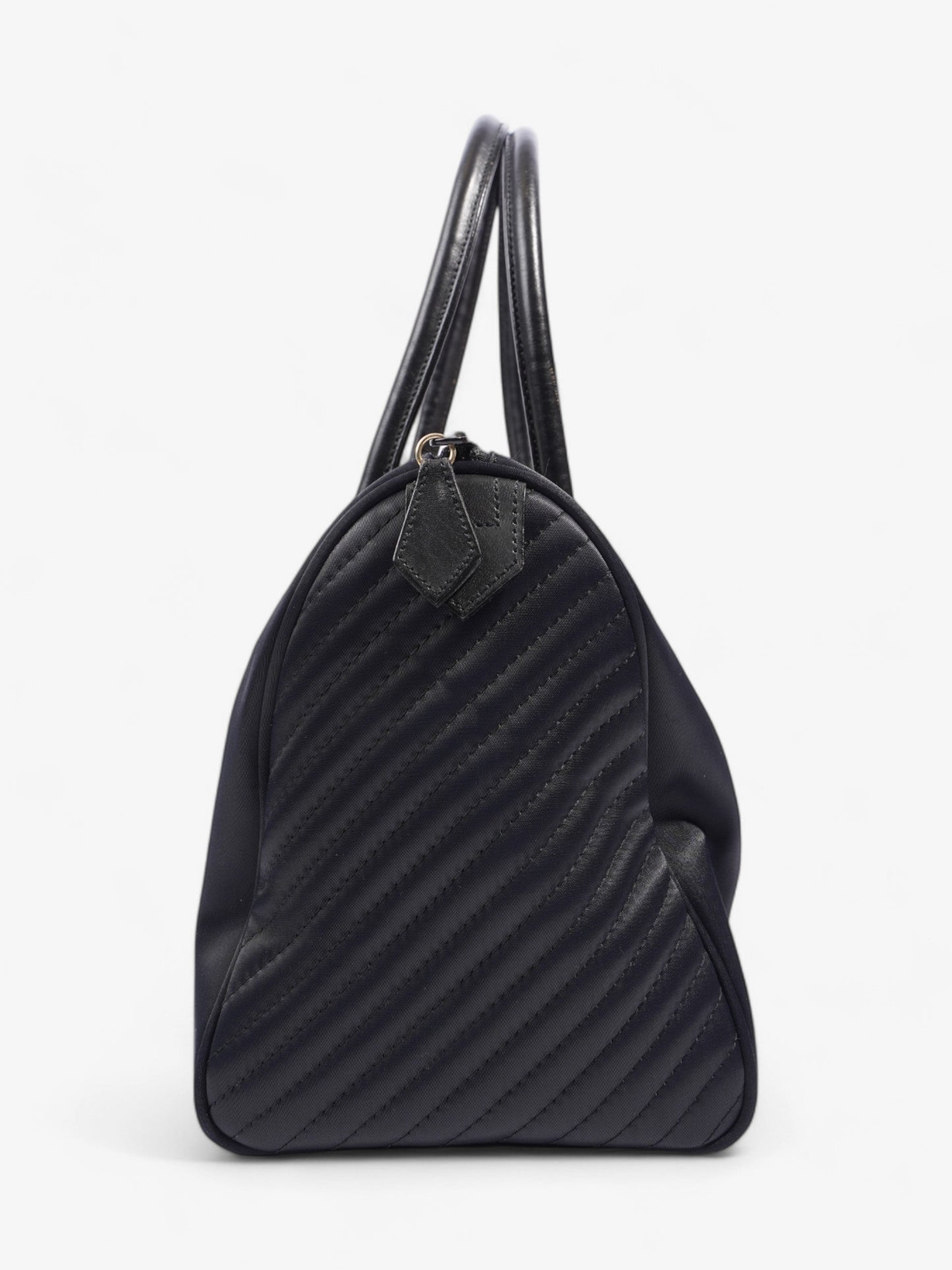 Saint Laurent Top Handle Bag Black Cloth
