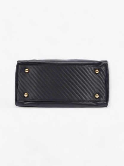 Saint Laurent Top Handle Bag Black Cloth