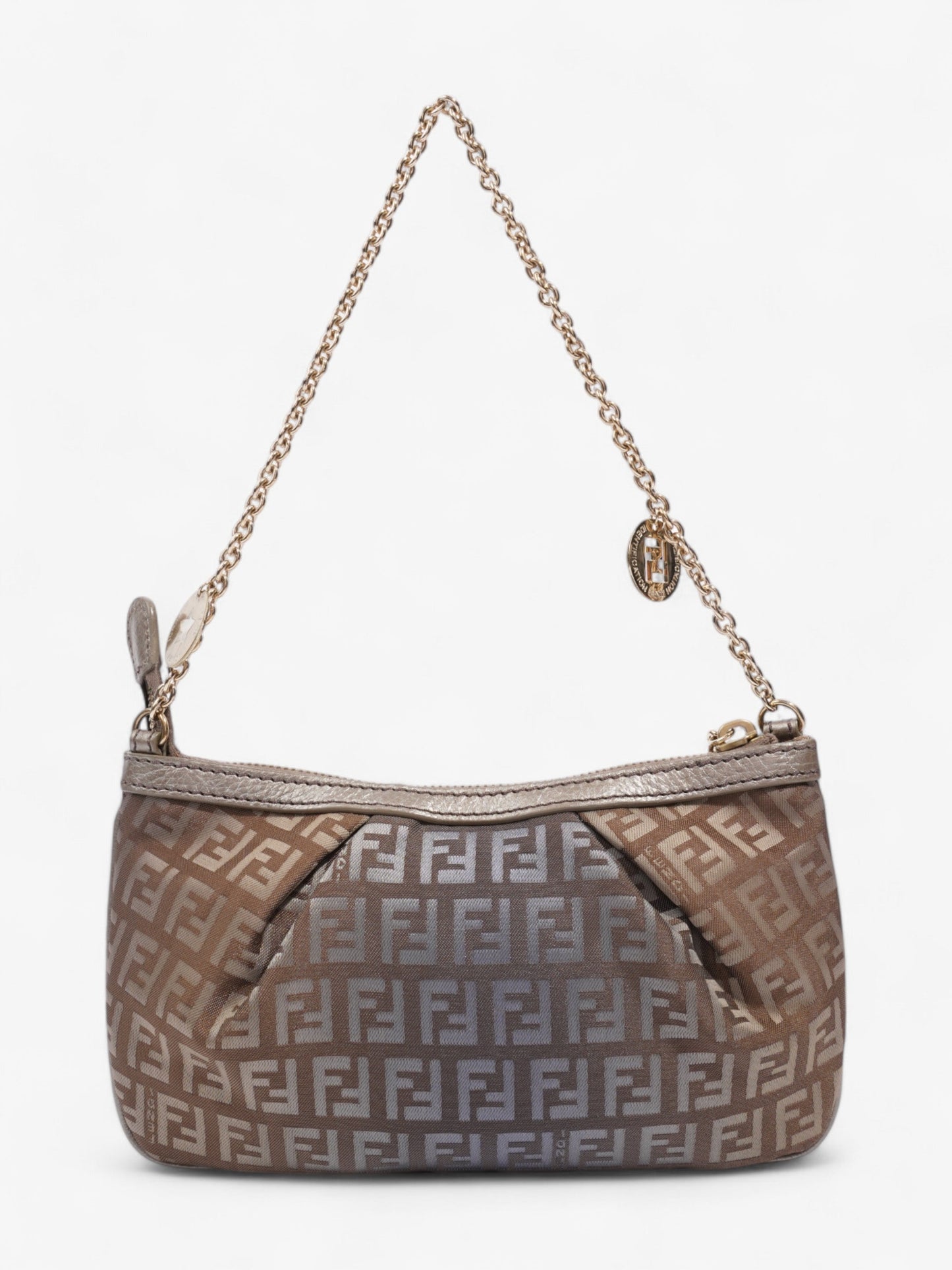 Fendi Zucca Ombre Pochette Brown  Canvas