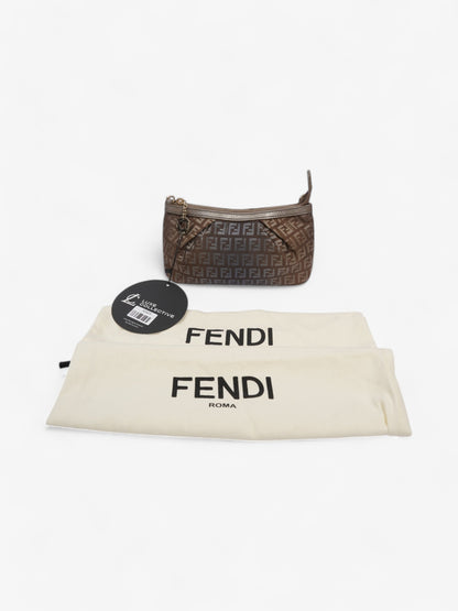 Fendi Zucca Ombre Pochette Brown  Canvas