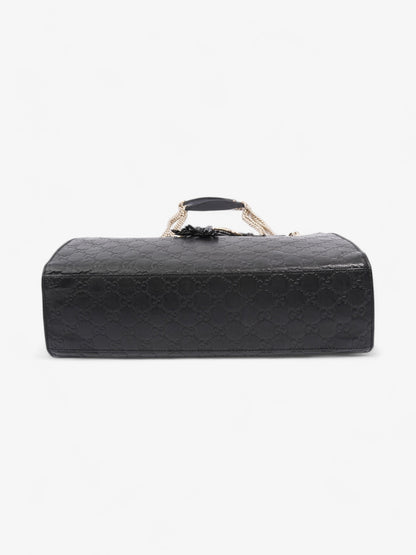 Gucci Emily Guccissima Chain Black Calfskin Leather